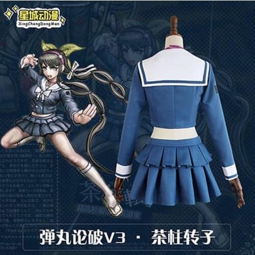 Danganronpa V3 Killing Harmony Costume Chabashira Tenko Cosplay Uniform Outfit