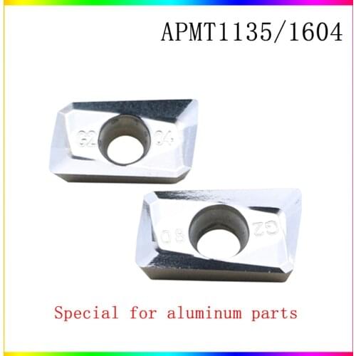 APMT1135 APMT1604 carbide blade APMT1135PDER APMT1604PDER blade for turning aluminum parts, used for BAP300R grinding clip