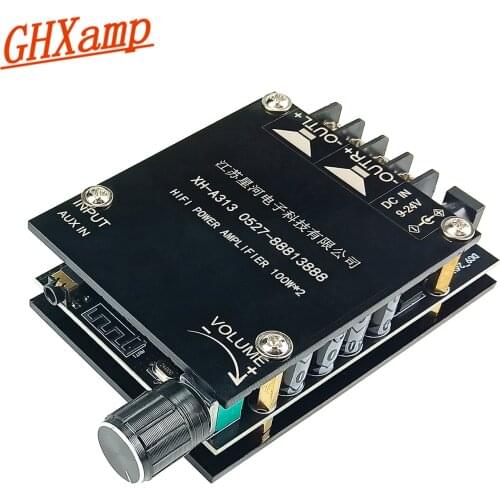 TPA3116D2 Bluetooth 5.0 Digital Power Amplifier Board 100W*2 Stereo Audio Amplifier Class D AUX For Home Theater DC 9-24V HIFI