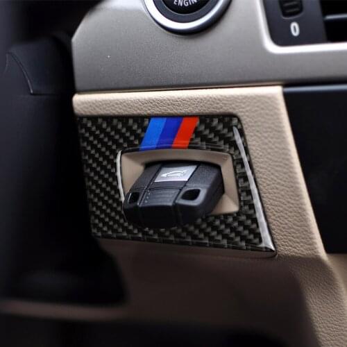 It Is Suitable For BMW 2005-2012 3 Series The Carbon Fiber Dedicated E90 Key Hole Of Ignition Switch (one Key Start Box)