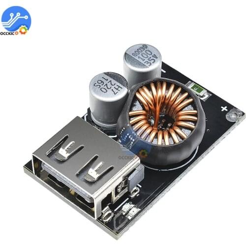 QC3.0 USB DC-DC Buck Converter Charging Step Down Module 10-32V to 3.8-12V Fast Quick Charge Circuit Board for Car Power Charger