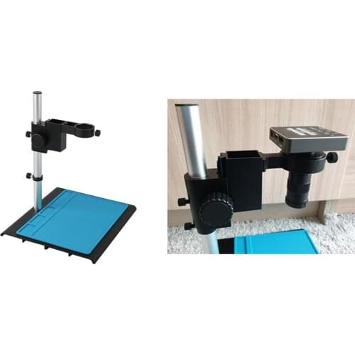 Aluminum Alloy Adjustable Focusing Bracket Focusing Holder Table Stand for Digital USB Video Microscope Camera