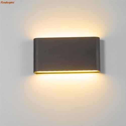 LED wall light with Human body motion sensing IP65 waterproof outdoor indoor wall lamp garden light fixture balcony decorations