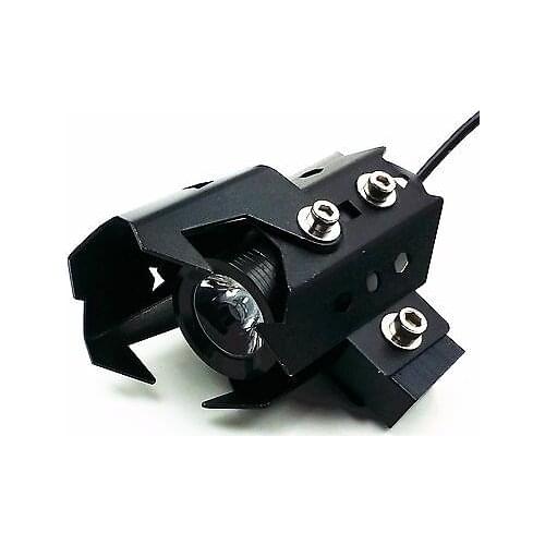 Motorcycle Clamp & Bottom Mount LED Spot Work Driving Cruiser Fog Head Light