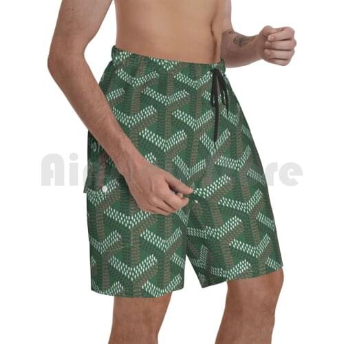 Greennyy Beach Shorts Men Beach Pants Swim Trunks Green Cute Man Girls Anyarr Girls Money Pashions Texture Case