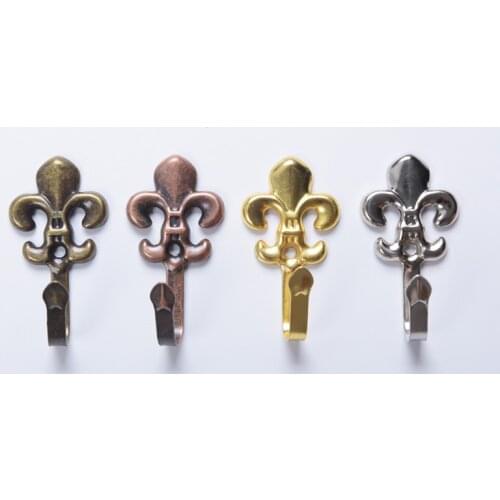 1 Pair Curtain Holdbacks Curtain Hook Alloy Retro Small Cotton Curtain Metal Hook Curtain Hook Wall Curtain Accessories