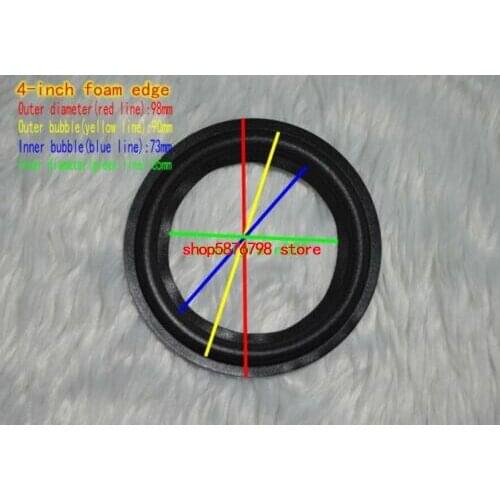 1pcs 4"inch Speaker foam edge Loudspeaker Home Audio Surround Repair parts