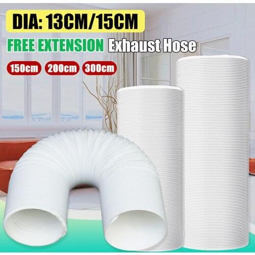 150/200/300M Portable Air Conditioner Exhaust Hose Free Extension Flexible diy Accessories For Air Conditioner Dropshipping 2019