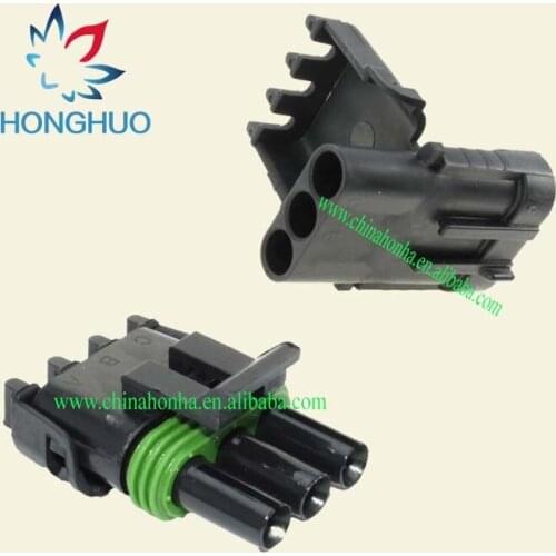 3Pin Female Male12010717 12015793 Weather Pack Electrical Wire 2.5 Connector Plug Sealed Wiring Automobile Connectors