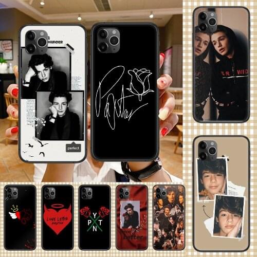 Payton Moormeier Merch Phone Case Cover Hull For iphone 5 5s se 2 6 6s 7 8 12 mini plus X XS XR 11 PRO MAX black 3D hoesjes