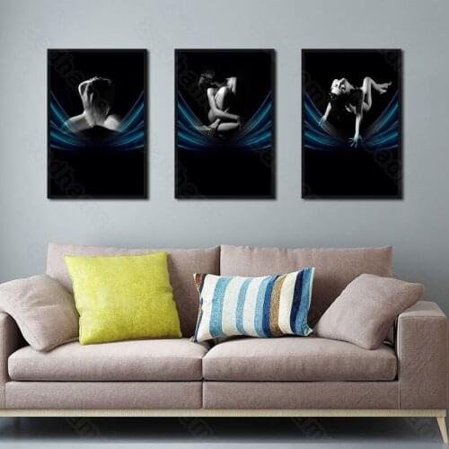 Decorative Painting Personality Bedroom Character Bedside Background Wall Modern Fashion Hotel Guest Room Hanging Picture