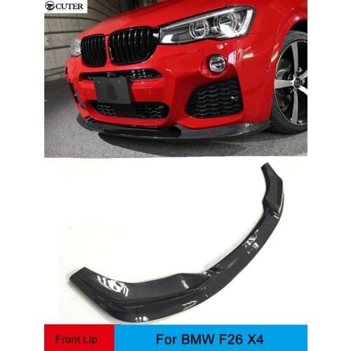 F26 X4 3D style Carbon Fiber car body kit front lip rear diffuser rear spoiler wing for BMW F26 X4 2015-2016