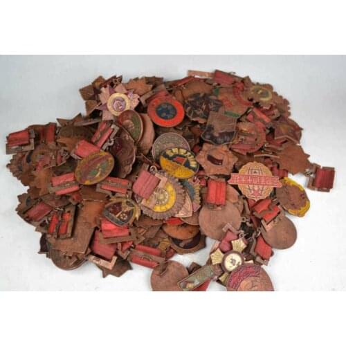 Collectibles Chinese Copper Medals,1900-1970s different medal,Random 50 Pieces
