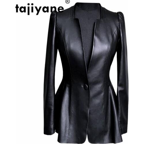 Streetwear Real Genuine Leather Jacket Spring Autumn Coat Women Clothes 2020 Korean Vintage Sheepskin Coat Women Tops ZT3374