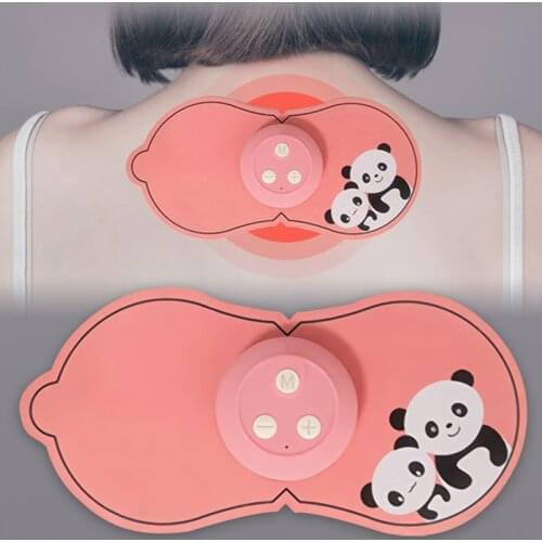 Massage Patch USB Charging Stimulator Stickers Relax Neck EMS Training Equipment Electric Therapy Device Slimming Massager