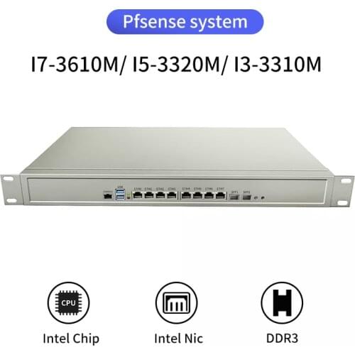 Multi WAN port 10 ten network port Gigabit soft router host industrial computer optical port router i3i5 8 port 10 port love fas