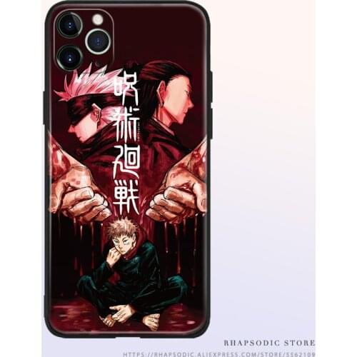 Jujutsu Kaisen Anime Soft Silicone TPU Phone Case Cover Shell For IPhone SE 6 6s 7 8 Plus X XR XS 11 12 Mini Pro Max