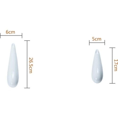 Water drop style ceramic hanging wall vase Home Decorations Vases