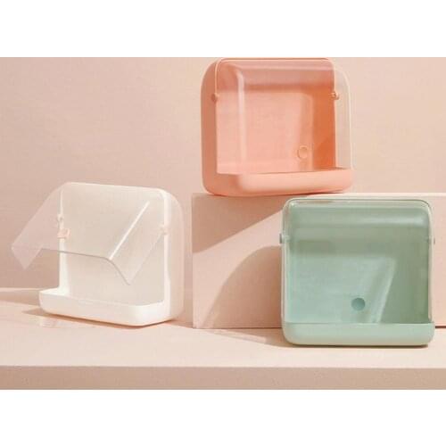 2021 New Makeup Storage Box Multifunctional Waterproof ABS Transparent Cosmetic Makeup Organizer for Home Bathroom Wholesale