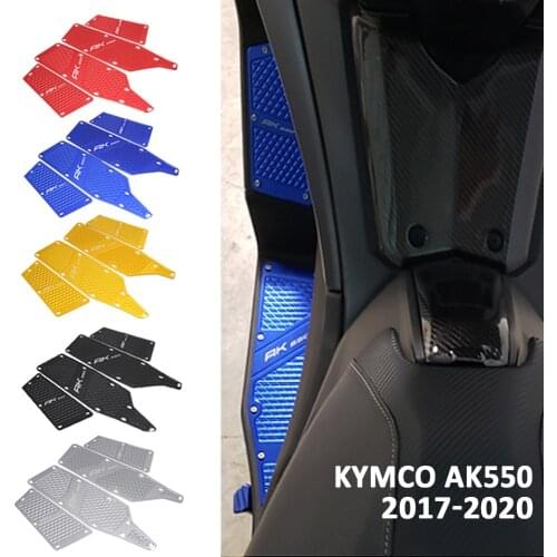 NEW Motorcycle For KYMCO AK550 AK 550 2017-2020 Floorboards Foot Pegs Pedal Front and Rear Footrest Footboard Step
