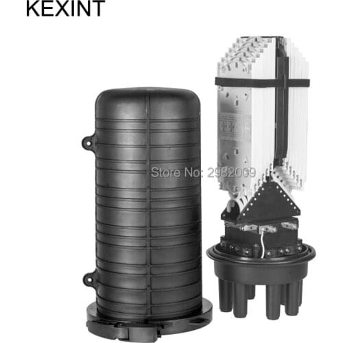 KEXINT FTTH Outdoor Pole 288 Core Fiber Optic Dome Closure Waterproof IP68 Distribution Box