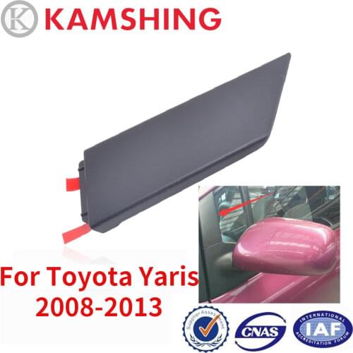 CAPQX For Toyota Yaris 08-13 Original Outside Rearview Mirror Garnish panel Car window door frame upper Decorative trim strip
