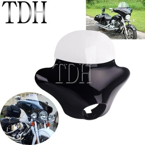 For Harley Sportster XL 1200 883 48 72 Fortyeight Seventytwo Motorcycle Front Outer Batwing Fairing & Wind Deflector Windshield