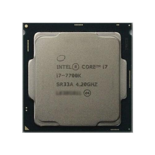 Intel Core 7 series Processor I7 7700K i7 7700K I7-7700K CPU LGA 1151-land FC-LGA 14 nanometers Quad-Core cpu can work