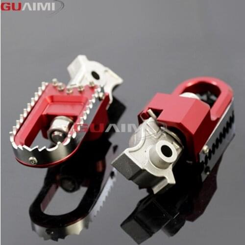 For BMW F800GS F700GS F650GS R1150GS G650GS Motorcycle Wide Enduro Foot Pegs Rests Tilt Angle Adjustable Footpegs