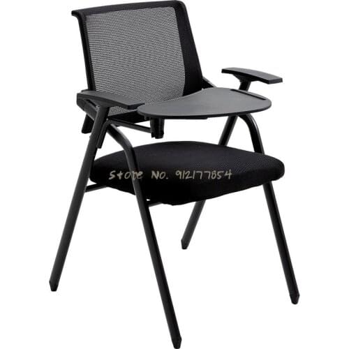 Folding training chair with writing board chair office staff conference chair with table board student listening desk and chair