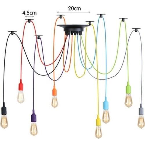 Modern Colorful Pendant Light Nordic design lamp Indoor Dining Living Room Decoration Lighting Lamp Childrens Room Pendant Lamp