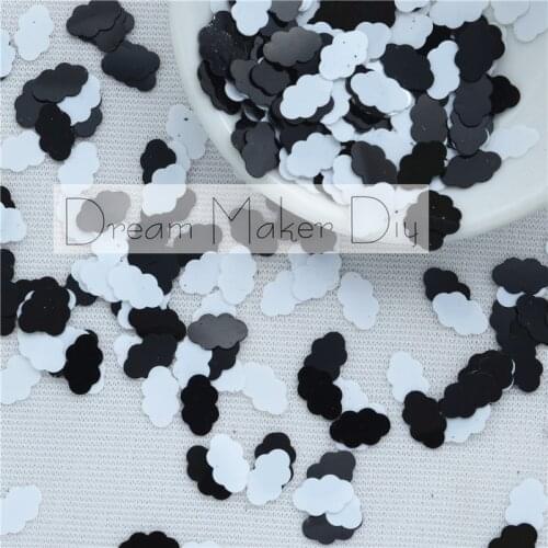 50g/1000pcs/lot 6*10mm Cloud Shape Loose sequins Paillette Sewing Wedding Craft High Quality Confetti decoration