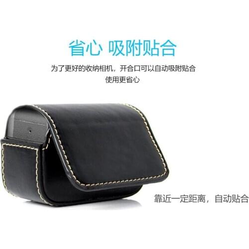 PU Leather spot camera Case cover For Dajiang DJI DJ Osmo Action Camera bag for gopro hero 7 6 5