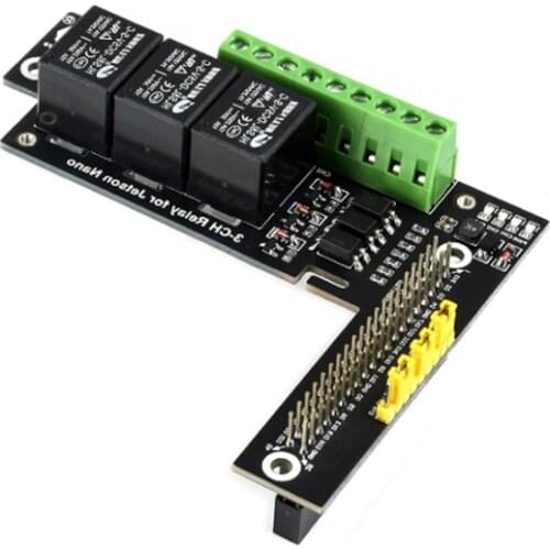 Jetson Nano Quality 3-Ch Relay Expansion Board Optocoupler Isolation