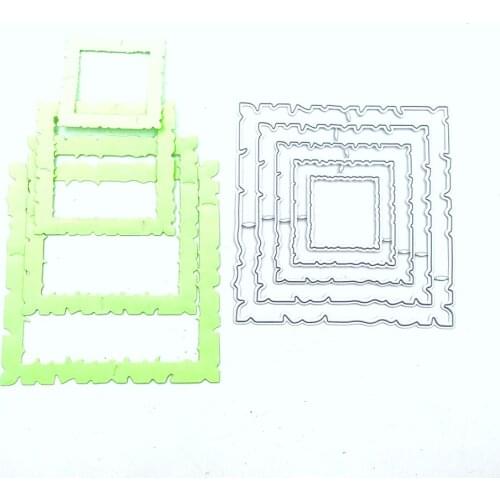 Julyarts Square Cutting Dies New Stencils for Diy Scrapbooking for Children Home Creative Decoration Craft