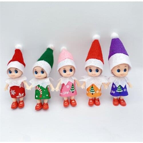 3pcs/A Lot 2.5‘’ Bookcase Elf Dolls House Accessories Christmas Gift Baby Toy For Kids DO0107