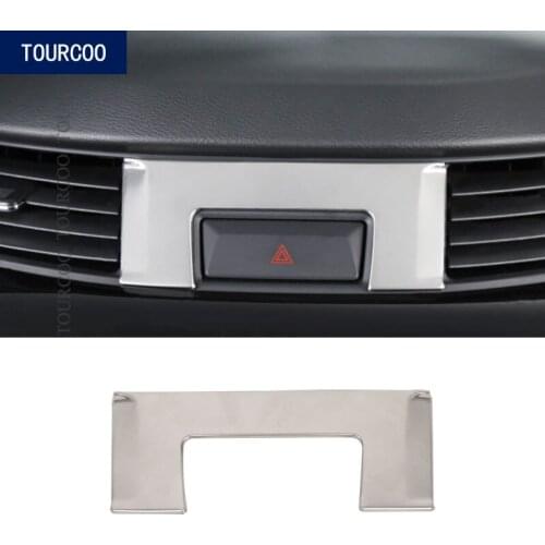 Emergency Stop Lamp Light Switch Button Cover Trim for Nissan Terra 2018 Car Modified Garnish Accessories