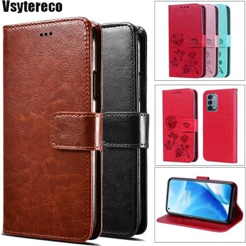 Leather Flip Case For Oneplus Nord N200 Kickstand Phone Cover For Oneplus Nord N100 N10 5G 8T 9 Pro 9R One Plus Nord CE 5G Coque