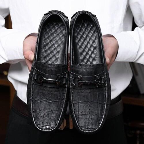 Sneakers Brand Genuine Leather Black Social Male Leather Shoes Original Casual Leatherette Flat Luxury Brand Leather