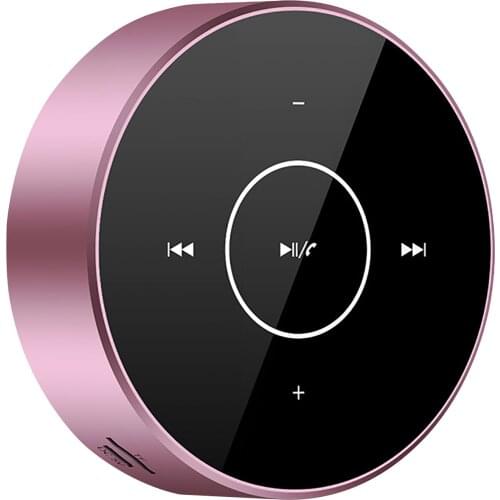 Volume Control Mini Built In Microphone Home Office Round Bluetooth Speaker Multifunctional Hands-free Call Portable Wireless