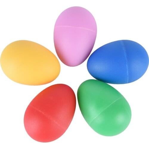 Musical Instruments Accessories Colourful Sound Eggs Shaker Maracas Percussion Red Blue Yellow Pink 5 Colors