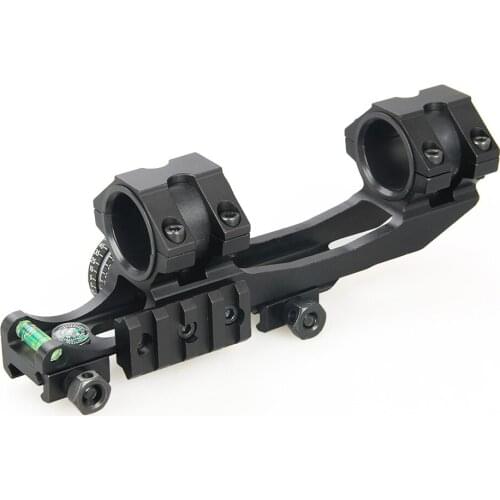 PPT New 25.4-30mm double ring riflescope mount with rifle scope bubble level GZ24-0207