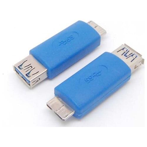 10pcs premium usb3.0 A Female to Micro usb3.0 Male OTG coupler converters