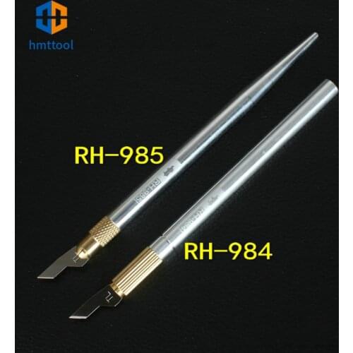 RH-984/985 Metal Pure Copper Chuck Cutter For Mobile Phone Film/Screen Shovel Glue, Cutting Paper Painting Repair Tools