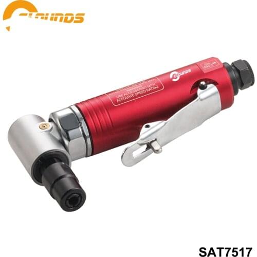 SAT7517 Professional Air Angle Die Grinder Grinding Gas Polishing Machine Pneumatic Tools Kit