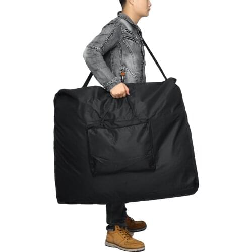 94x73x18cm Folding Carrying Bag for Massage Bed Sturdy 600D Oxford Cloth Waterproof Storage Backpack for 180x70cm Beauty Bed