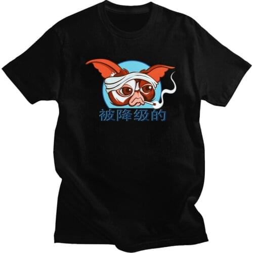 Gorgeous Gremlins T Shirt Men Short Sleeve 100% Cotton T-shirt Summer 80s Movie Monster Gizmo Mogwai Tee Fashion Tshirt