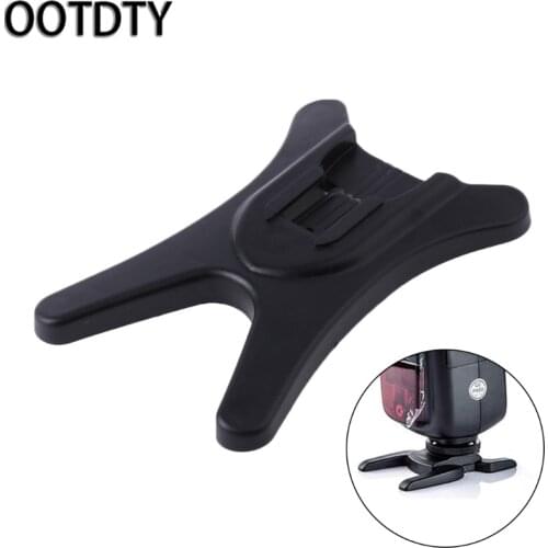High Quality OOTDTY Studio Flash Light Tripod Stand 1/4" Screw Head Hot Shoe Bracket Holder