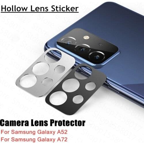 Camera Lens Protector For Samsung Galaxy A52 A72 5G Metal Ring Camera Cover for Samsung A52 A72 Rear Lens Protection Case