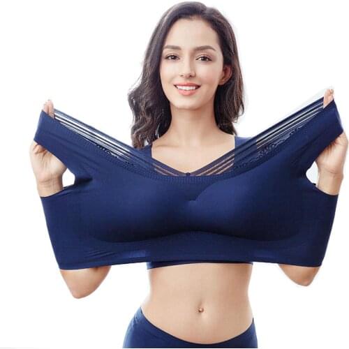 Plus Size Bras For Women Underwear Push Up Bra Bralette Lingerie Female Brassiere Seamless Bra Wireless